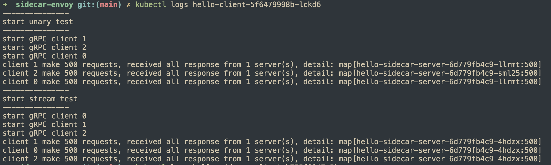 grpc-loadbalancing-no-sidecar-test-result